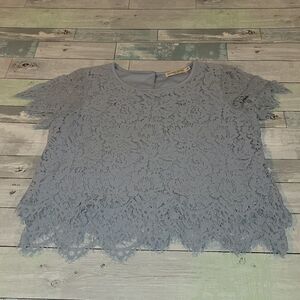 Chance or Fate Lace Shirt/Top sz Large